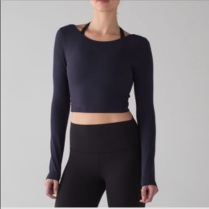 LULULEMON ATHLETICA ARISE CROPPED LONG SLEEVE